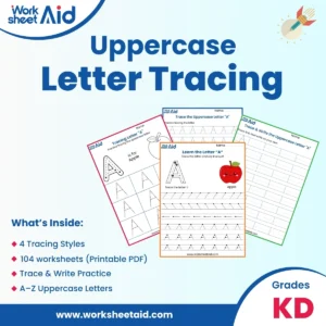 Uppercase Letter Tracing Worksheets